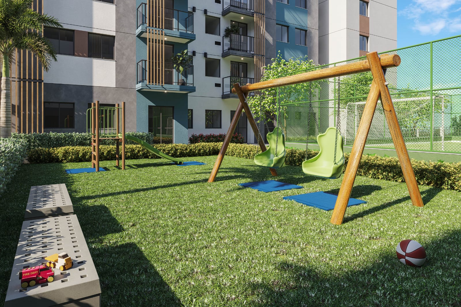 Perspectiva do playground